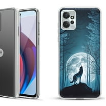 OneToughShield ® Compatible with Motorola Moto G Power 5G 2023 Fashion Phone Case - Wolf Moon