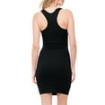 thumbnail image 4 of MixMatchy Women's Fitted Sleeveless Sexy Bodycon Round Neck Mini Dress, 4 of 7