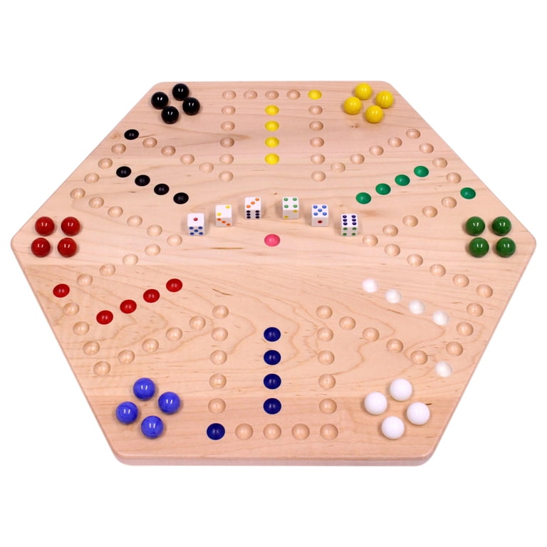 Multi-Wood Aggravation Marble Game Board Set, 24" Wide – Oliver Ruffus