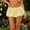 c01Yellow, variant on Hduncf Women's Y2K Polka Dots Bubble Mini Skirts Elastic Low Waist Puff Short Skirt Cute Teen A-Line Skirt Going Out Shorts Pants Black S