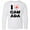 AA-White, variant on Inktastic I Love Canada Heart with Maple Leaf Long Sleeve Youth T-Shirt