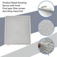 thumbnail image 4 of Range Hood Filter Replacement, Range Hood Filter Aluminum  for 4512880, 4 of 7