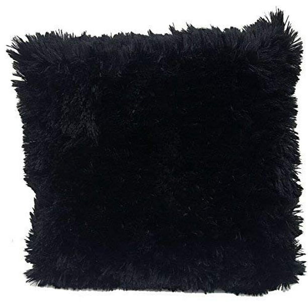 1 PC Kelly Cushion shaggy Plush Faux Fur Decorative Throw Pillow Cover Velvety Fluffy Soft