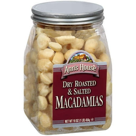 Ann's House: Macadamias Dry Roasted & Salted Snacks, 16 oz