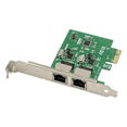 thumbnail image 2 of 2 RJ45 Port PCIe X1 Dual Gigabit Realtek 8111F+ ASM1082E Chipset Filter PCI-E Computer Lan Network Card 1000M, 2 of 6