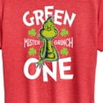 thumbnail image 3 of The Grinch - Green One - Women's Short Sleeve Graphic T-Shirt, 3 of 5