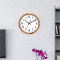 thumbnail image 4 of Reloj de pared redondo de 10 pulgadas para interiores, cronometrador silencioso para áreas de estar, 4 of 9