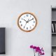 thumbnail image 4 of Reloj de pared redondo decorativo de 10 pulgadas, sencillo, adorno de pared, reloj silencioso para comedor, estudio, regalo de inauguración de la casa, 4 of 8