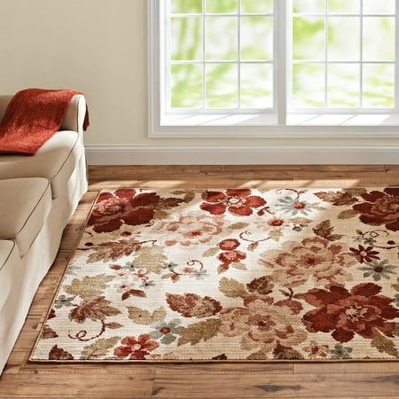 Better Homes and Gardens Floral Olefin Area Rug