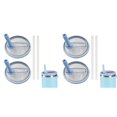 thumbnail image 1 of (Lot de 2) Rinsvye Lot de 2 Gobelets Bâton Lumineux Stray 40 Oz Couvercle à Paille Rabattable Get it Right Couvercles en Silicone Remplacement 10 Pcs Compatibles avec Couvercles de Gobelets Anti-Éclaboussures Anti-Éclaboussures Courts Couvercle de Gobelet Réutilisable pour Qws100, 1 of 5