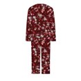 thumbnail image 5 of Puntoco Conjunto Capris de Manga Larga con Cuello Redondo y Estampado navideño para Mujer Puntoco Puntoco-6925, 5 of 5