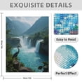 thumbnail image 3 of Diamond Art Kits for Adults - 5d Majestic Waterfall Serene Landscape Bird Diamond Painting for Adults, Diamond Art for Adults Beginners, Diamond Painting Kits for Adults for Home Wall Decor, 3 of 7