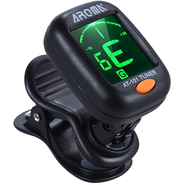 Afinador Digital Clip-on Aroma AT-101 Para Guitarra