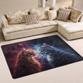thumbnail image 3 of Cats Fight Area Rug Washable 72 x 48 Floor Carpet Mat Non Slip for Bedroom Living Room Kids Room Home Decor, 3 of 7