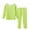 Green, variant on Kaemgyyd 4 T-11 T Children Thermal Set Toddler Boys Girls Long Sleeve Underwear and Bottom Winter Warm Base Layer 2 Piece Set