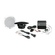 poly-planar MP3Kit4-B - Speaker - for marine - 20 Watt - 2-way - coaxial - 5" - black