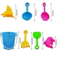 thumbnail image 3 of Darzheoy Beach Sand Toys Set for Kids - Bucket with Sifter, Shovel, Rake and 2 Animal Molds for Kids & Toddlers - Sand Buckets and Shovels for Kids, 7 Piece Beach Toy Set, 3 of 6