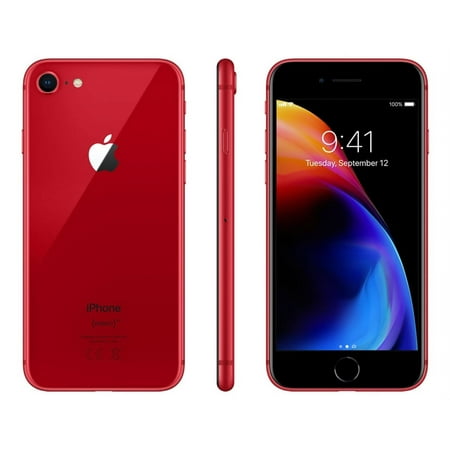 Pre-Owned Apple iPhone 8 64GB Red (Unlocked) (Refurbished: Good)