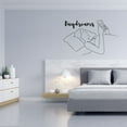 thumbnail image 3 of Daydreams - Reading Hobby Woman Reader Silhouette Reading Hobby Vinyl Wall Art Sticker Wall Decal Home Library Area Reading Corner Boys Girls Kids Wall Décoration Design Décor Decal Size (22x30 inch), 3 of 3