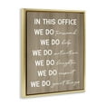 thumbnail image 4 of Stupell Industries In This Office Motivational Text & Numbers Painting Gold Floater Framed Canvas Art Print Wall Art, 17 x 21, 4 of 10