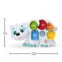 Fisher-Price Linkimals Puzzlin’ Shapes Polar Bear Interactive Learning Toy Puzzle for Toddlers