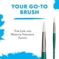 thumbnail image 4 of DIXON TIC/PRINCETON BRUSH 6100R4 SUMMIT WHITE SYNTHETIC OIL AND ACRYLIC BRUSH ROUND 4, 4 of 4