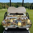 thumbnail image 3 of COEQINE Golf Cart Seat Cover Towel with Foldable Design and Carry Handle, Universal 51.2"x30.3", Comfort Quilted Polyester, 4 Front Pockets, Easy to Clean, Wild Horse Landscape, 3 of 8