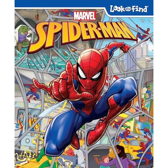 Pre-Owned Marvel Spider-Man Look and Find Activity Book - PI Kids, 9781503715233, 150371523X, Hardcover,