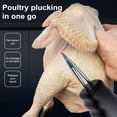 thumbnail image 4 of Hyasfey Electric Poultry Plucker Handheld Chicken Feather Plucker Compact Rechargeable Poultry Plucker with Automatic Short Hair Removal for Chicken Duck Goose Bird Turkey, 4 of 7