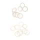 thumbnail image 1 of 20pcs O Anillos De Silicona Maniquí Chupetes Adaptador De Cadena De Clip De Bebé, 1 of 9