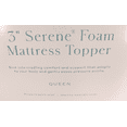 thumbnail image 2 of Casaluna 3 inch Serene Foam Mattress Topper Queen, 2 of 5