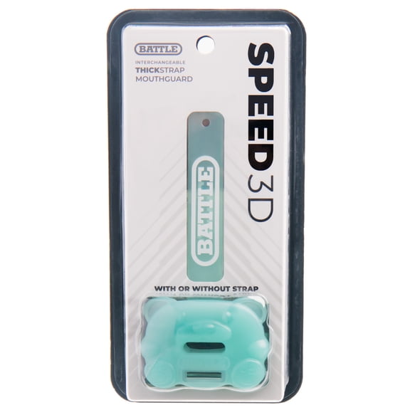 Battle Sports "Gummy Bear" Oxygen Football Mouthguard, Blue Raspberry