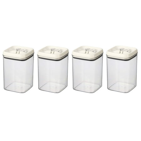 Better Homes & Gardens Flip-Tite Square Container, 16 Cups - Set of 4 ...