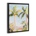 thumbnail image 2 of Stupell Industries Contemporary Rising Above Tropical Palms Black Floating Frame Canvas Art, 17 x 21, by The Prints Vibe, 2 of 8