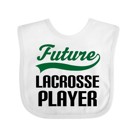 Inktastic Future Lacrosse Player Boys Baby Bib