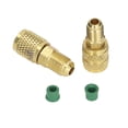 thumbnail image 1 of R410 Straight Swivel Adapter, Simple Installation R22 1/4 Male To 1/4 Female Heavy Duty R410 R22 Refrigerant Adapter  For Air Conditioning Repair, 1 of 8