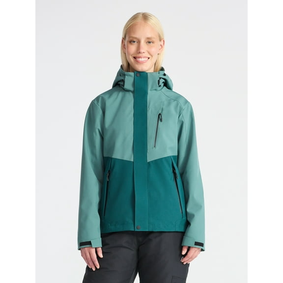 Tec-One Women's and Women's Plus 3 in 1 Systems Ski Snowboard Jacket, Sizes S-3X