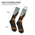 thumbnail image 2 of Picia Seaside Sunset Cool Dragon Printed Sports Compression Socks - 15-20mmHg Graduated Compression, High-Performance Soft and Breathable Socks for Men and Women, 2 of 5