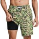 thumbnail image 1 of Mens Casual Pantalones Cortos Estilo Hawaiano Impreso Cortos de Playa con Cordón, Bolsillos con Forro Interior para el Verano, 1 of 6