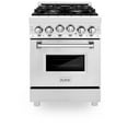 thumbnail image 3 of ZLINE 24" 2.8 cu. ft. Range with Gas Stove and Gas Oven in Stainless Steel (RG24), 3 of 9