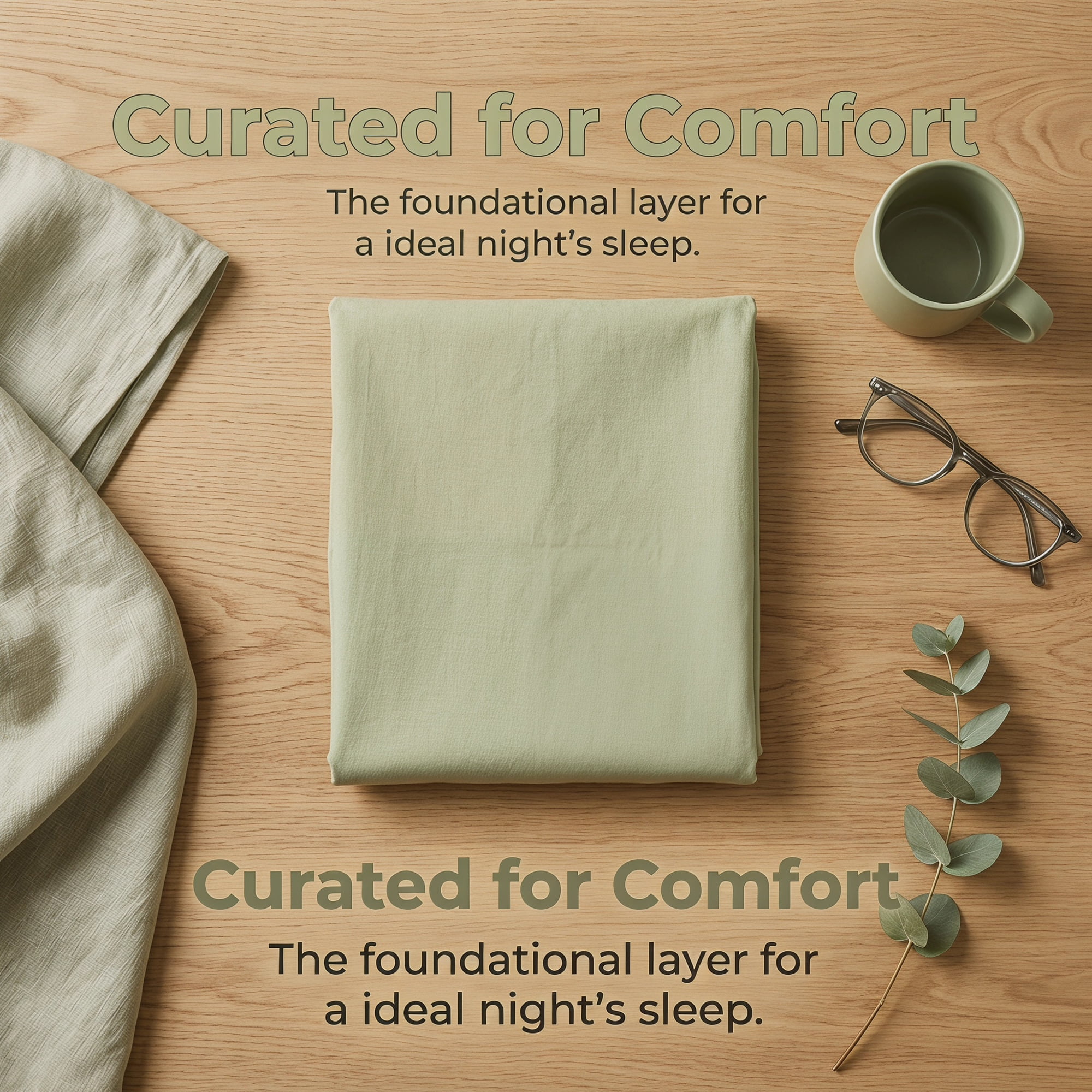 Unique Bargains Breathable Cotton Covers Pillow Protectors with Zipper Standard Size Queen Green