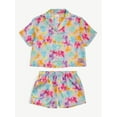 thumbnail image 4 of Justice x Ring Pop Girls Short Sleeve Top and Shorts Pajama Set, 2-piece, Sizes 5-18, 4 of 4