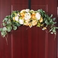 thumbnail image 2 of Artificial Wreath Door Threshold Flowers DIY Wedding Home Living Room Party Wall Decor Garland Gift Peony B, 2 of 6
