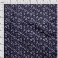 thumbnail image 4 of oneOone Velvet Violet Fabric Floral Retro Sewing Craft Projects Fabric Prints By Yard 58 Inch Wide, 4 of 5