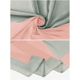 thumbnail image 4 of Elerevyo Women Contrast Color  35" Large Scarf Satin Silky Square Head Wrap Bandanas, 4 of 6