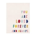 thumbnail image 3 of Straatsma, Leah 12x14 Black Modern Framed Museum Art Print Titled - You Are Loved, 3 of 5