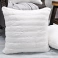 thumbnail image 5 of Home Soft Things Super Soft Decorative Pillow Covers, Set of 4, 20x20 inches, Bright White, 5 of 5