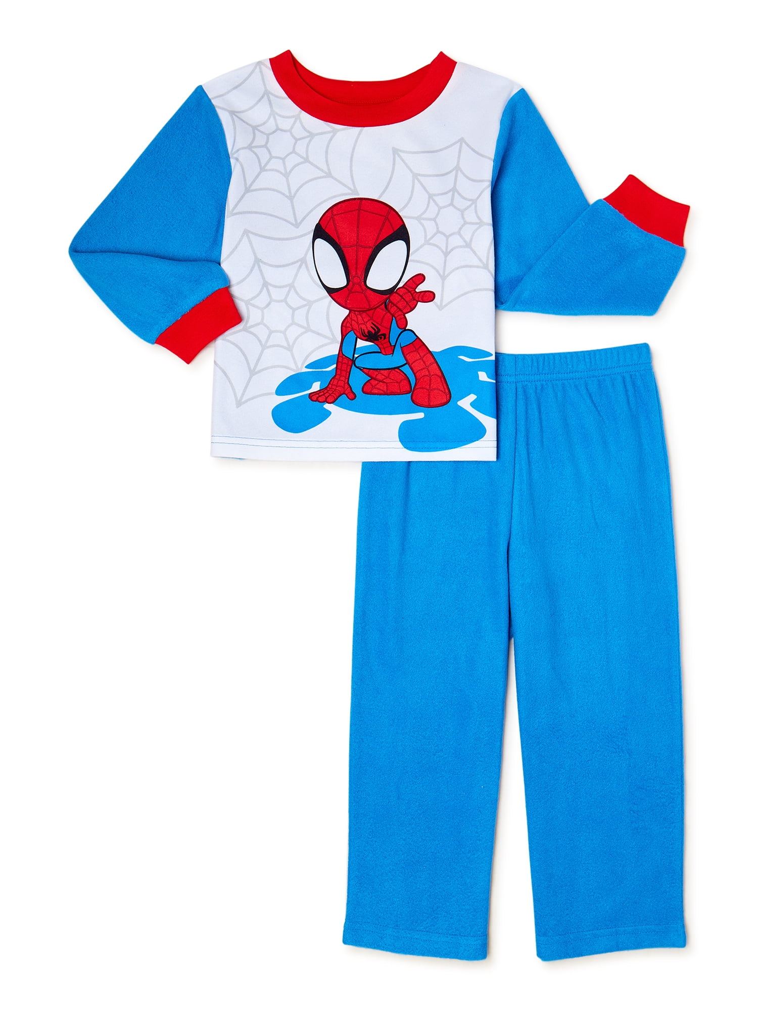 Marvel Spiderman Pajamas for Toddler Boys 2-Piece long sleeve PJ Set Size 5T 
