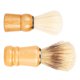 thumbnail image 3 of 2 piezas Pincel de afeitado Manija de madera Cepillo de afeitar Pincel de barba Accesorio de afeitado para hombres, 3 of 7