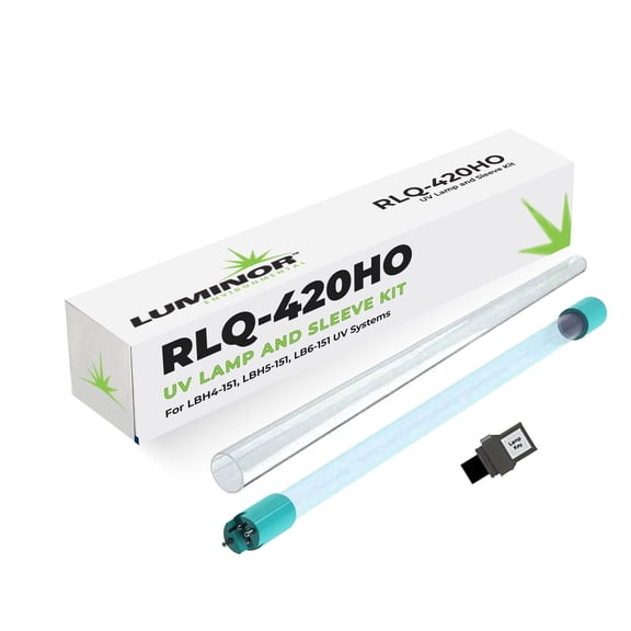 Luminor RLQ-420HO UV Lamp and Quartz Sleeve Replacement Kit for Lbh Series UV Water Systems, Genuine OEM